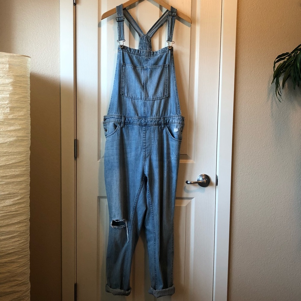 Light wash Denim Overalls